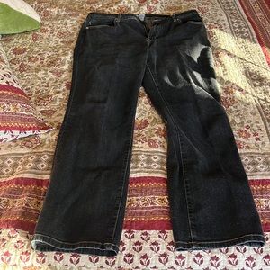 Chicos platinum jeans. Dark blue almost black. Soft material